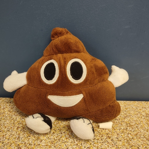 ✓Walmart Poop Emoji Plush pillow toy stuffed 9" - Picture 2 of 9